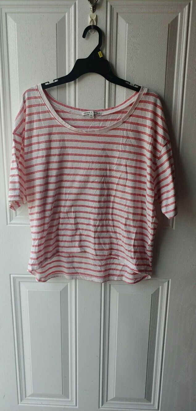 Threads 4 Thought Medium high low Crop T sz M